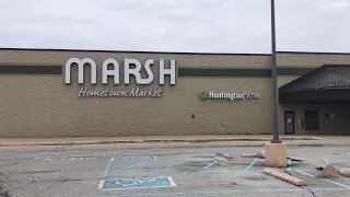 February 11, 2020 - Abandoned Marsh Supermarket on West 38th Street in Indianapolis