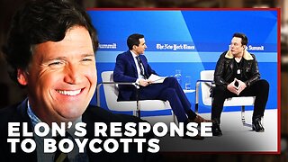 Tucker Reacts to Elon Musk Telling Boycotters to “Go F*** Yourself”