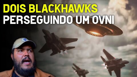 DOIS BLACKHAWKS ESCOLTANDO UM ORB DE LUZ (UFOs, OVNIs, Extraterrestres, Discos voadores)