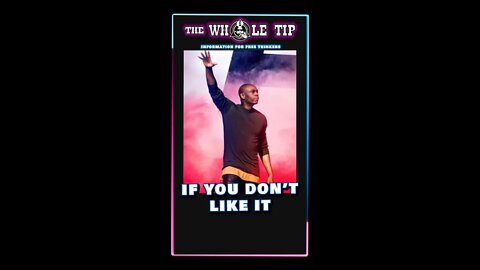 IF YOU DON'T LIKE IT - the Whole Tip Daily Dave Chappelle Netflix comedy special #shorts