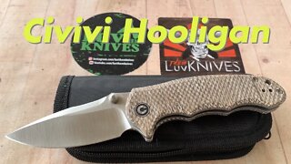 Civivi C913C Hooligan / snakeskin micarta scales/includes disassembly/ great looks and user friendly