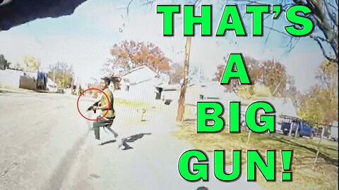 Gun Toting Bad Guy Shot By Chasing Officer On Video! LEO Round Table S08E210