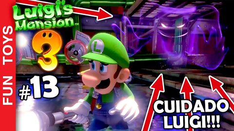 Luigi's Mansion 3 #13 - Uma batalha na piscina usando BOIAS de PATO com o BOSS da fase! Socorro! 😱