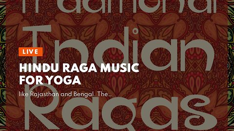 Hindu Raga Music for Yoga