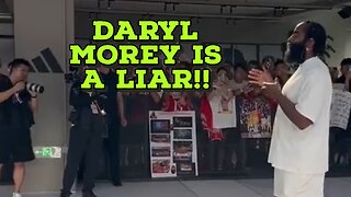 JAMES HARDEN CALLS DARYL MOREY "A LIAR".