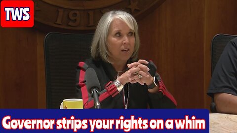 New Mexico Governor Takes Away Citizens Rights On A Whim