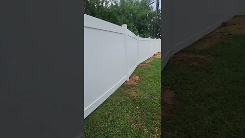 vinyl fence