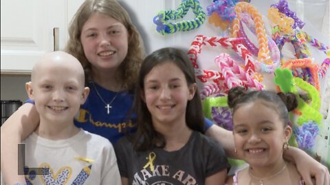 Two girls are donating bracelet sale profits to classmate battling bone cancer