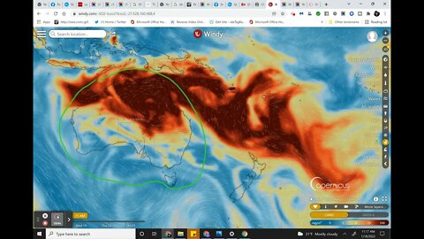 6400 Miles of Sulfur ALERT? Biblical Looking? #Australia Covered - : Jan 18, 2022 11:21 AM