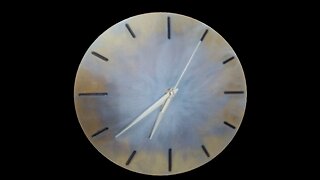 How to make an epoxy resin wall clock the easy way