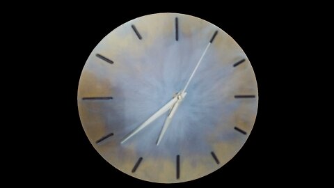 How to make an epoxy resin wall clock the easy way