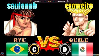 Street Fighter II: The World Warrior (saulonpb Vs. crowcito) [Brazil Vs. Mexico]