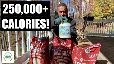 DIY Emergency Food Buckets // 250,000 PLUS Calories for $100