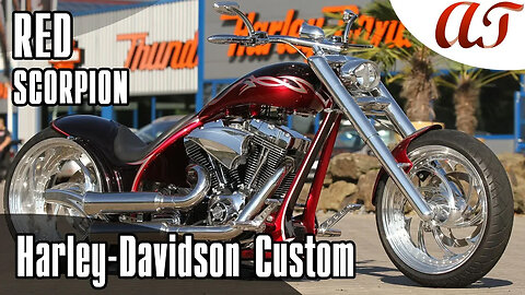 Harley-Davidson Custom: RED SCORPION * A&T Design