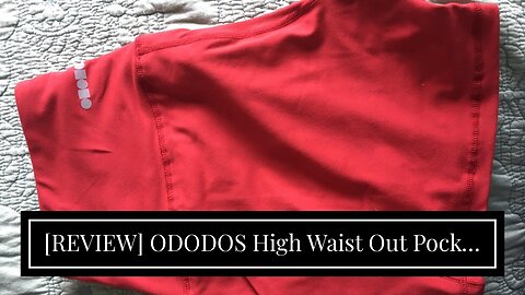 [REVIEW] ODODOS High Waist Out Pocket Yoga Short Tummy Control Workout Running Athletic Non See...