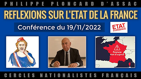 Réflexions sur l'état de la France