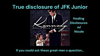 JFK Junior Disclosure ..If you could ask Senior or Junior a question what is it!?