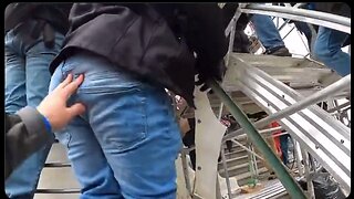 Body Cam: Undercover Officer Pushes Jan 6 Protestors Up Scaffolding
