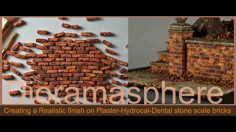 Painting Plaster - Hydrocal - Dental Stone scale bricks