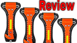 ZHSX 4 Pack Safety Hammer, Car Window Breaker and Seat Belt Cutter Car Emergency Escape Tool Seatbel