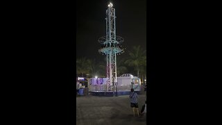 Drop Tower at the Mall of Asia Boardwalk in the Philippines