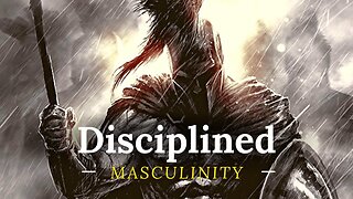 DISCIPLINE Separates The Men From Boys Divine Masculine Energy Frame (Meditation Subliminal Quotes)