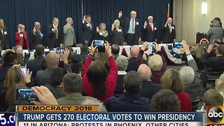 Arizona's electors officially select Donald Trump for the presidency