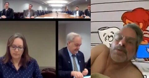 Minnesota Lawmaker Caught Voting Shirtless Over Zoom in Cringeworthy Moment