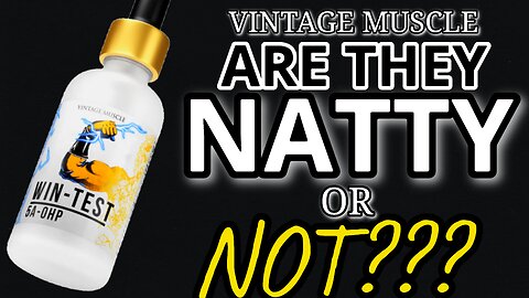 ARE VINTAGE MUSCLE NATTY OR NOT? WIN-TEST / RAD-MASS / EQUI-MASS