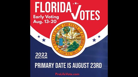 Florida primary date and early voting