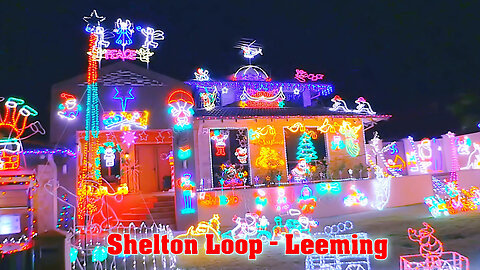 Best Christmas lights Perth Displays Shelton Loop Leeming Australia