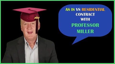 "As Is" VS Residential | Contracts 101 - Part 2 | With Ira Miller