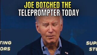 Joe Fought the Teleprompter, and the TELEPROMPTER WON!