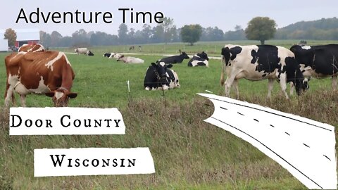 Adventure Time in Door County Wisconsin | See Lake Michigan-Door County Candy Store and Farm Cows
