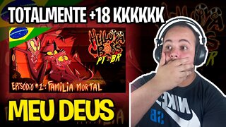 REACT HELLUVA BOSS - Família Mortal (Murder Family) // T1: Episódio 1 - (DUBLADO PT-BR)