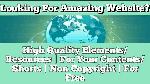 High Quality Elements/ Resources | For Your Contents/ Shorts | Non Copyright | For Free