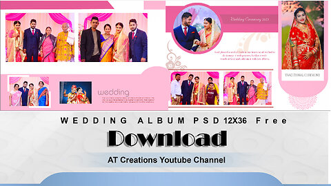 Free Wedding Album Psd Download 2023 | Photoshop Tutorial