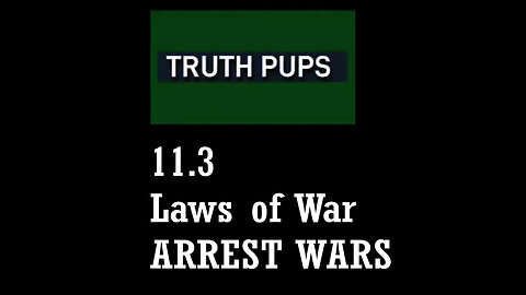 Law of War Manual - Arrest Wars