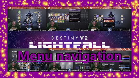 Destiny 2 menu navigation