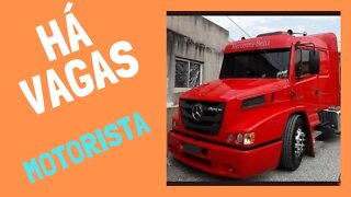 Vagas Para Motoristas de caminhão- 18/04/2022