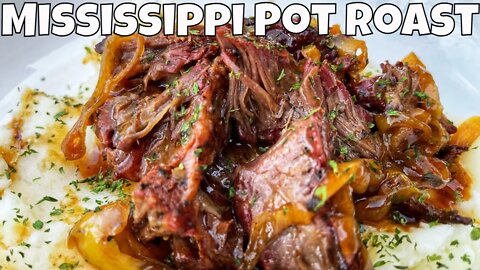 Smoked Mississippi Pot Roast Recipe in the Pit Barrel Cooker
