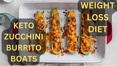 How To Make Keto Zucchini Burrito Boats