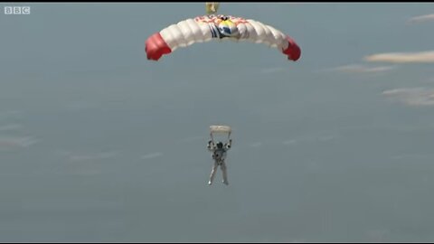 Jumping From space Red Bull space Dive |BBC|