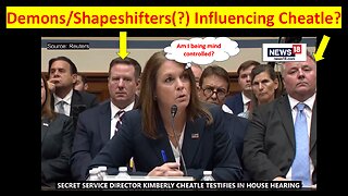 Was Secret Service Director Cheatle Mind Controlled by Demons/Shapeshifters During Her Hearing?