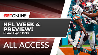 NFL Week 4 Expert Predictions & College Football Betting Tips | BetOnline All Access