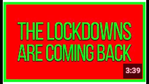 The Lockdowns Are Coming Back | Greg Reese