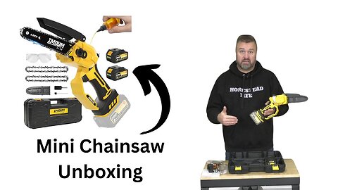 IMOUMLIVE Electric Handheld Chain Saw Unboxing
