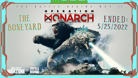 Godzilla vs Kong - Operation Monarch 'The Boneyard' Pre-Boycott MWII clips Call of Duty Warzone 2022