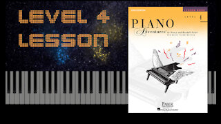 Chanson - Piano Adventures Level 4 - Lesson Book