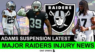 MAJOR Raiders injury news & Davante Adams latest